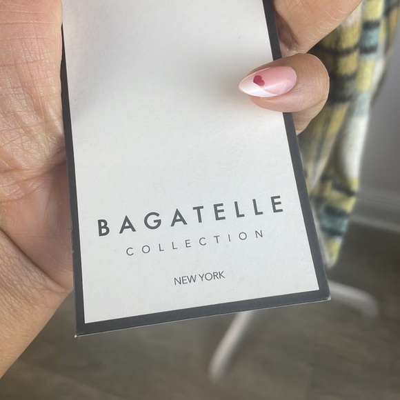 NWT $98 Bagatelle Green and Cream Utility Cropped Jacket - Picture 6 of 8